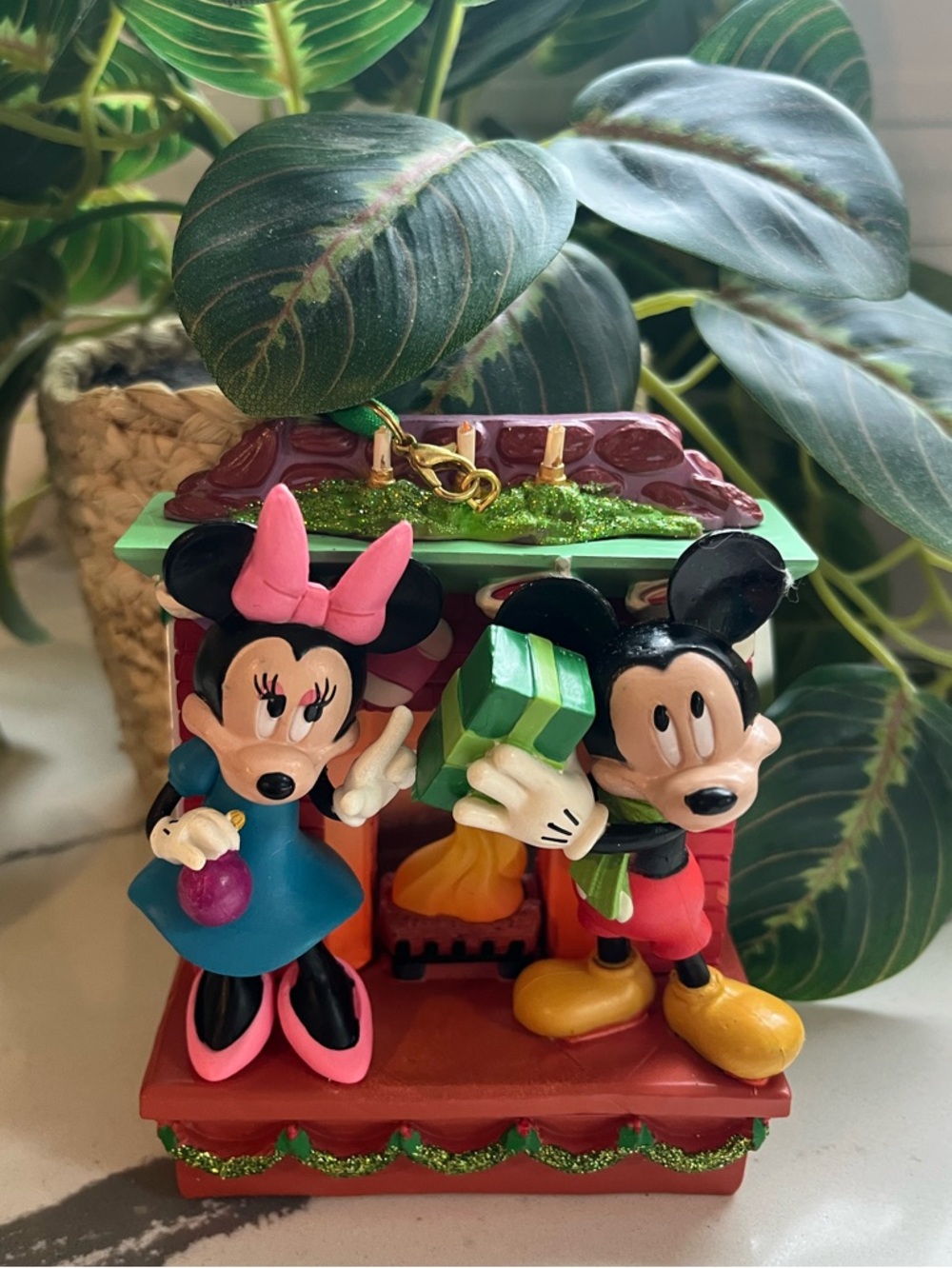 Disney Sketchbook Mickey & Minnie Light Up Ornament